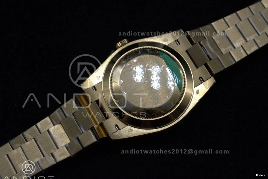 Dial Weight on Gold RG DayDate GSF A2836 40 President Roman Gain Bracelet 0128